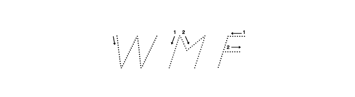 DmoDNPrintArrowDot  Free Fonts Download