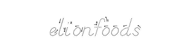 DmoDNPrintArrowDot  Free Fonts Download