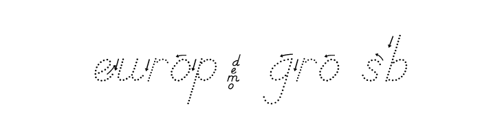 DmoDNPrintArrowDot  Free Fonts Download