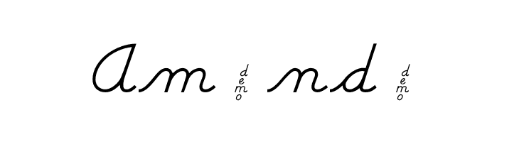 DmoDNCursive-Regular  Free Fonts Download