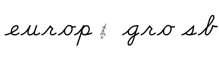 DmoDNCursive-Regular  Free Fonts Download