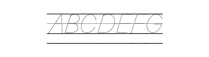 DmoDNPrintDotLine  Free Fonts Download