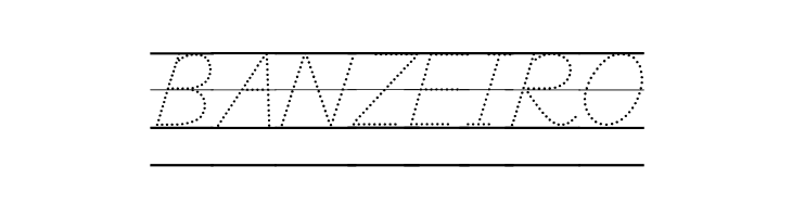 DmoDNPrintDotLine  Free Fonts Download