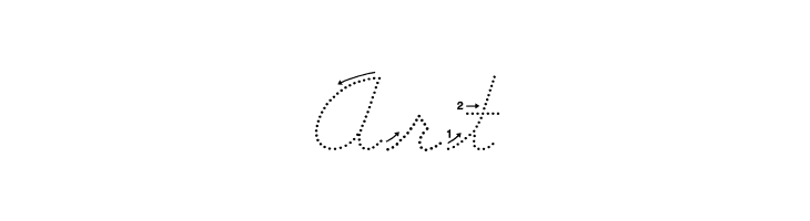 DmoDNCursiveArrowDot  Free Fonts Download