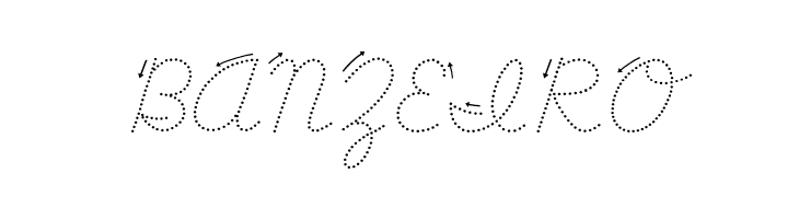 DmoDNCursiveArrowDot  Free Fonts Download