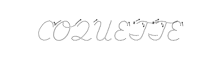 DmoDNCursiveArrowDot  Free Fonts Download