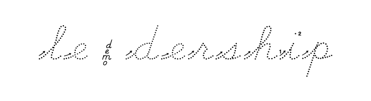 DmoDNCursiveArrowDot  Free Fonts Download