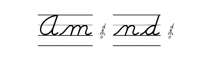 DmoDNCursiveLine  Free Fonts Download