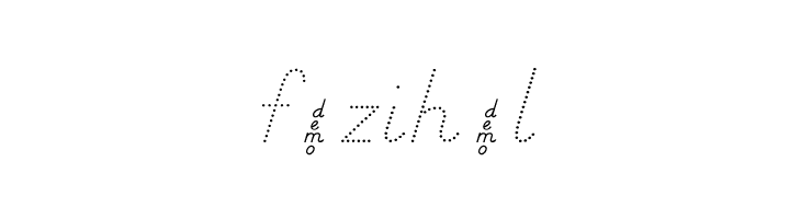 DmoDNPrintDot  Free Fonts Download