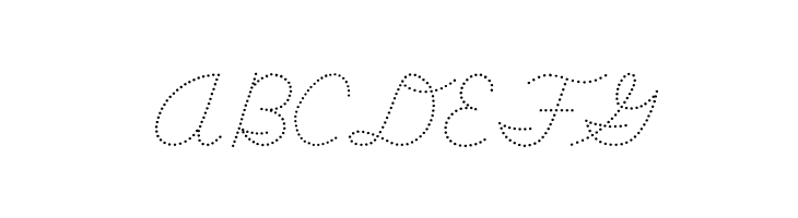 DmoDNCursiveDot  Free Fonts Download