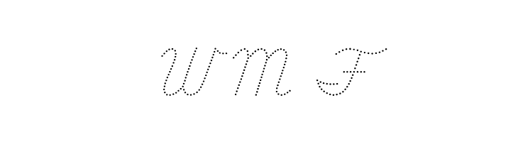 DmoDNCursiveDot  Free Fonts Download
