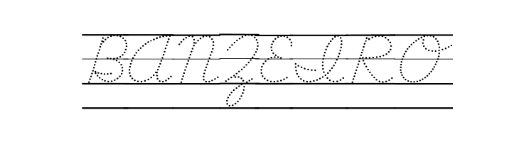 DmoDNCursiveDotLine  Free Fonts Download