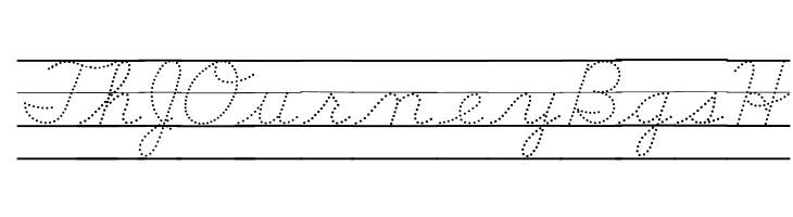 DmoDNCursiveDotLine  Free Fonts Download
