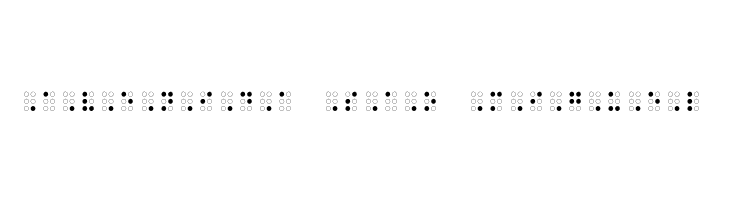 Braille Outline  Free Fonts Download