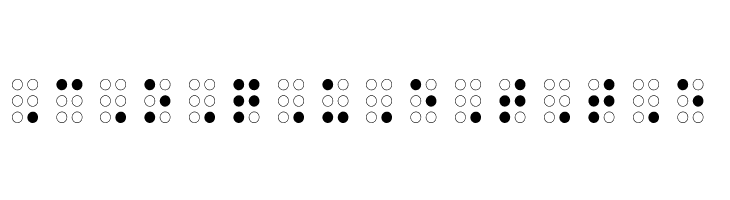 Braille Outline  Free Fonts Download