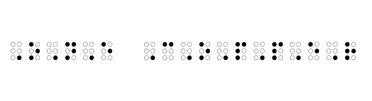 Braille Outline  Free Fonts Download