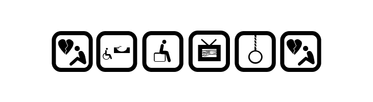 DEPRESSIVE ICONRegular  Free Fonts Download