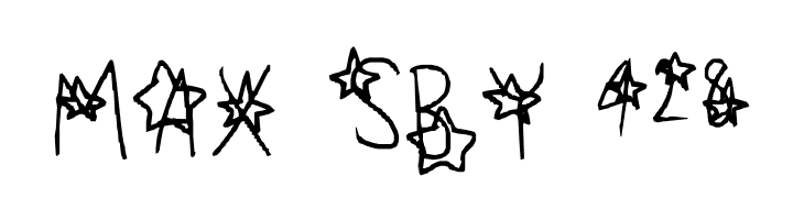 Speckled with Stars  Free Fonts Download