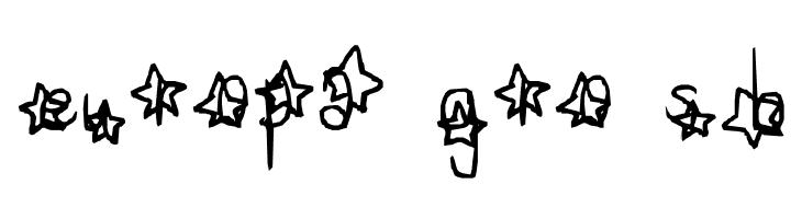 Speckled with Stars  Free Fonts Download