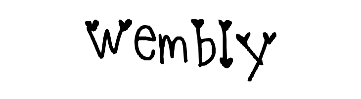 1cara hearts  Free Fonts Download