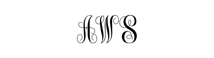 AWS Monogram kk sc Font