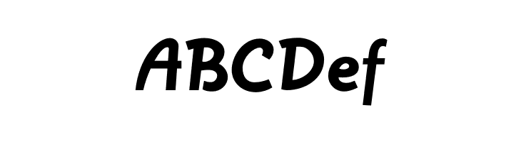 ABCDef Postface Font