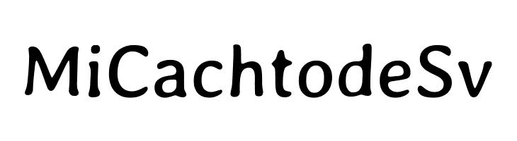 MiCachtodeSv Averia Gruesa Libre Font
