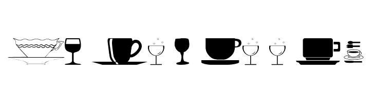 wmdinnerware1  Free Fonts Download