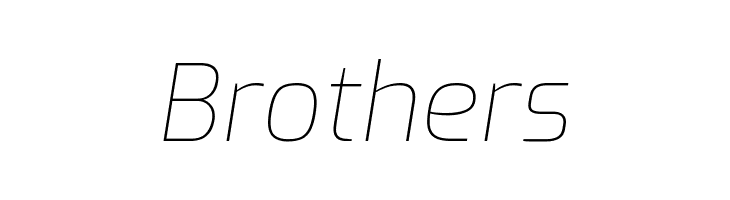 Exo Thin Italic  Free Fonts Download
