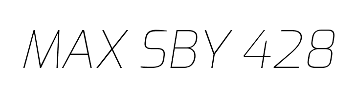 Exo Thin Italic  Free Fonts Download