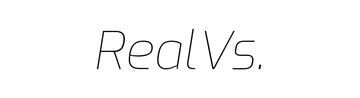 Exo Thin Italic  Free Fonts Download