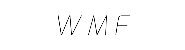 Exo Thin Italic  Free Fonts Download
