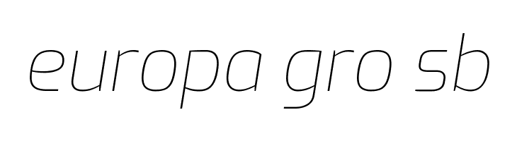 Exo Thin Italic  Free Fonts Download