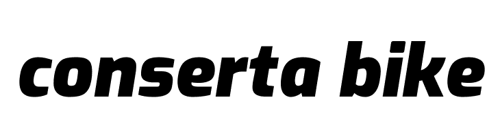 conserta%2Bbike Exo Black Italic Font