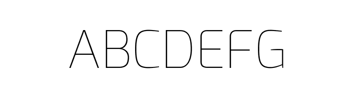 Exo Thin  Free Fonts Download