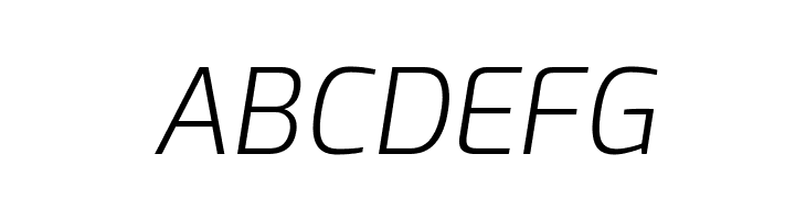 Exo Light Italic  Free Fonts Download