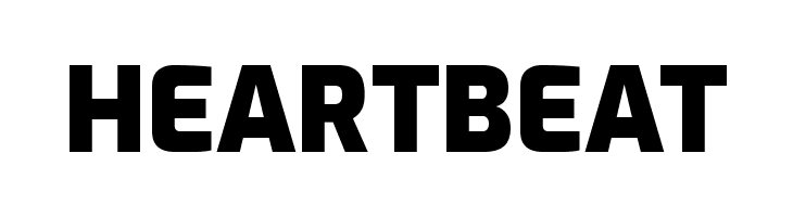 HEARTBEAT Exo Black Font