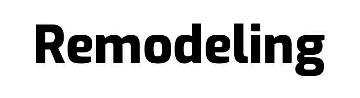 Remodeling Exo ExtraBold Font