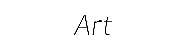 Exo ExtraLight Italic  Free Fonts Download