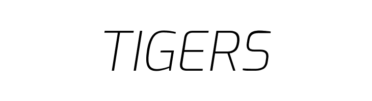 Exo ExtraLight Italic  Free Fonts Download