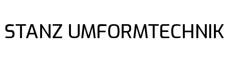 STANZ%2BUMFORMTECHNIK Exo Medium Font