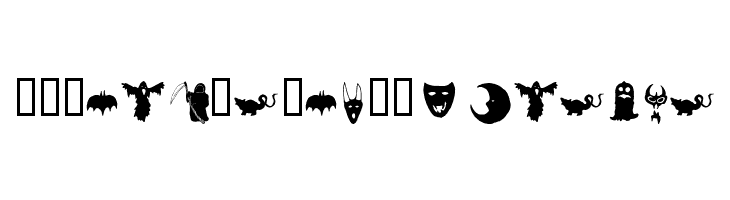 HollowWeenie Bats  Free Fonts Download