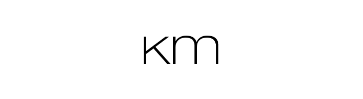km Lowvetica Font