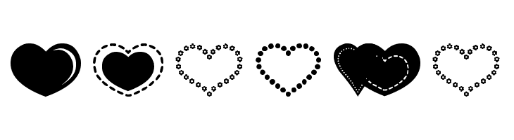 Sexy Love Hearts 2  Free Fonts Download