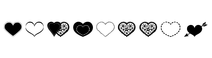 Sexy Love Hearts 2  Free Fonts Download