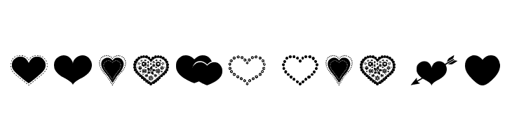 Sexy Love Hearts 2  Free Fonts Download