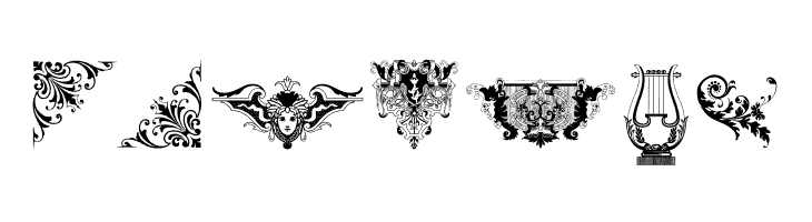 Victorian Free Ornaments Two  Free Fonts Download