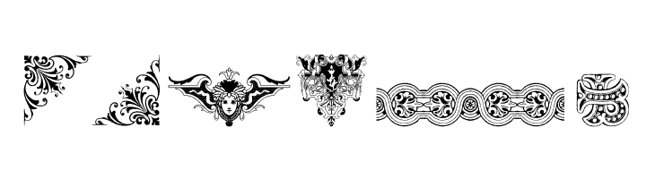 Victorian Free Ornaments Two  Free Fonts Download