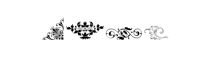 Victorian Free Ornaments Two  Free Fonts Download