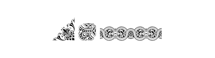 Victorian Free Ornaments Two  Free Fonts Download